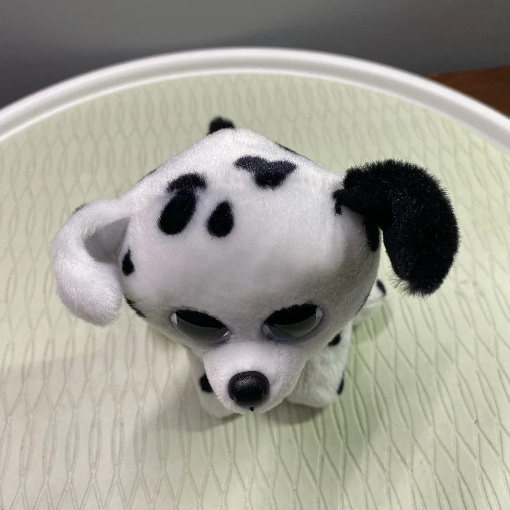 Ty Velvety Catcher The White‎ & Black Dalmatian Blue Sparkle Eyes 6